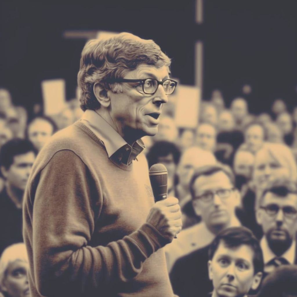 10 reglas de oro del servicio al cliente - Ilustración de Bill Gates - Sitio web de Leon Kadoch, consultor de marketing, management, digital, comunicación en Panamá