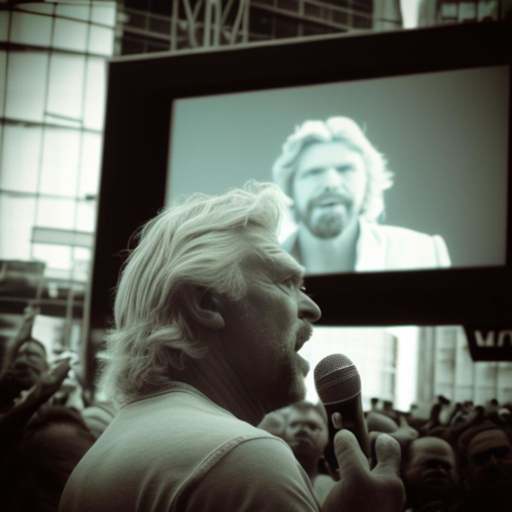 10 reglas de oro del servicio al cliente - Ilustración de Richard Branson - Sitio web de Leon Kadoch, consultor de marketing, management, digital, comunicación en Panamá
